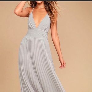 Lulus Depths Of My Love Pleated Dress